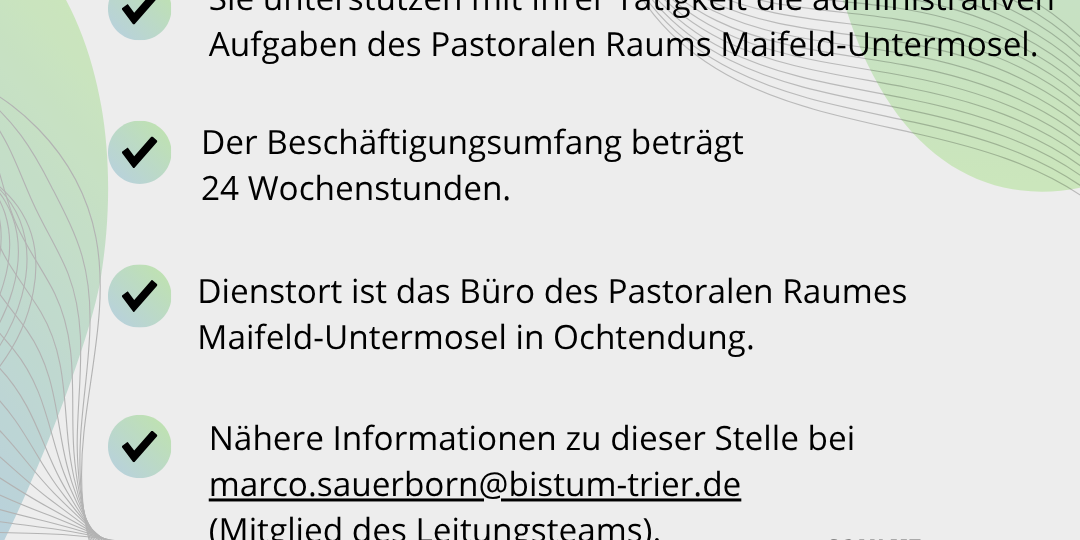 26-06 Stellenausschreibung Verwaltungskraft