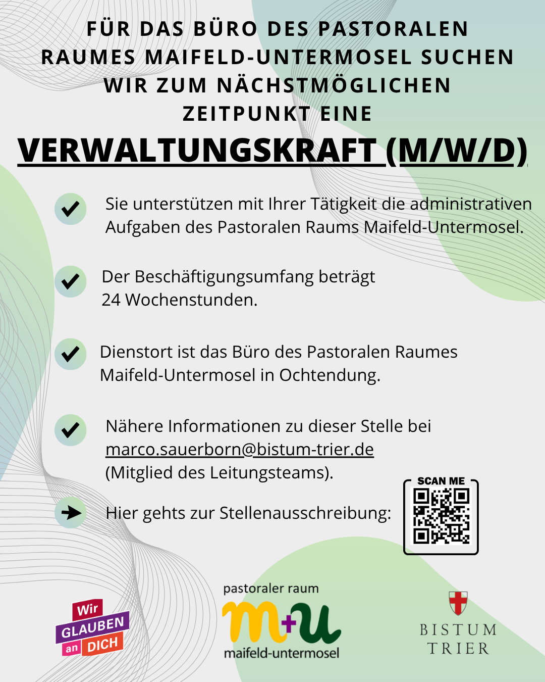 26-06 Stellenausschreibung Verwaltungskraft