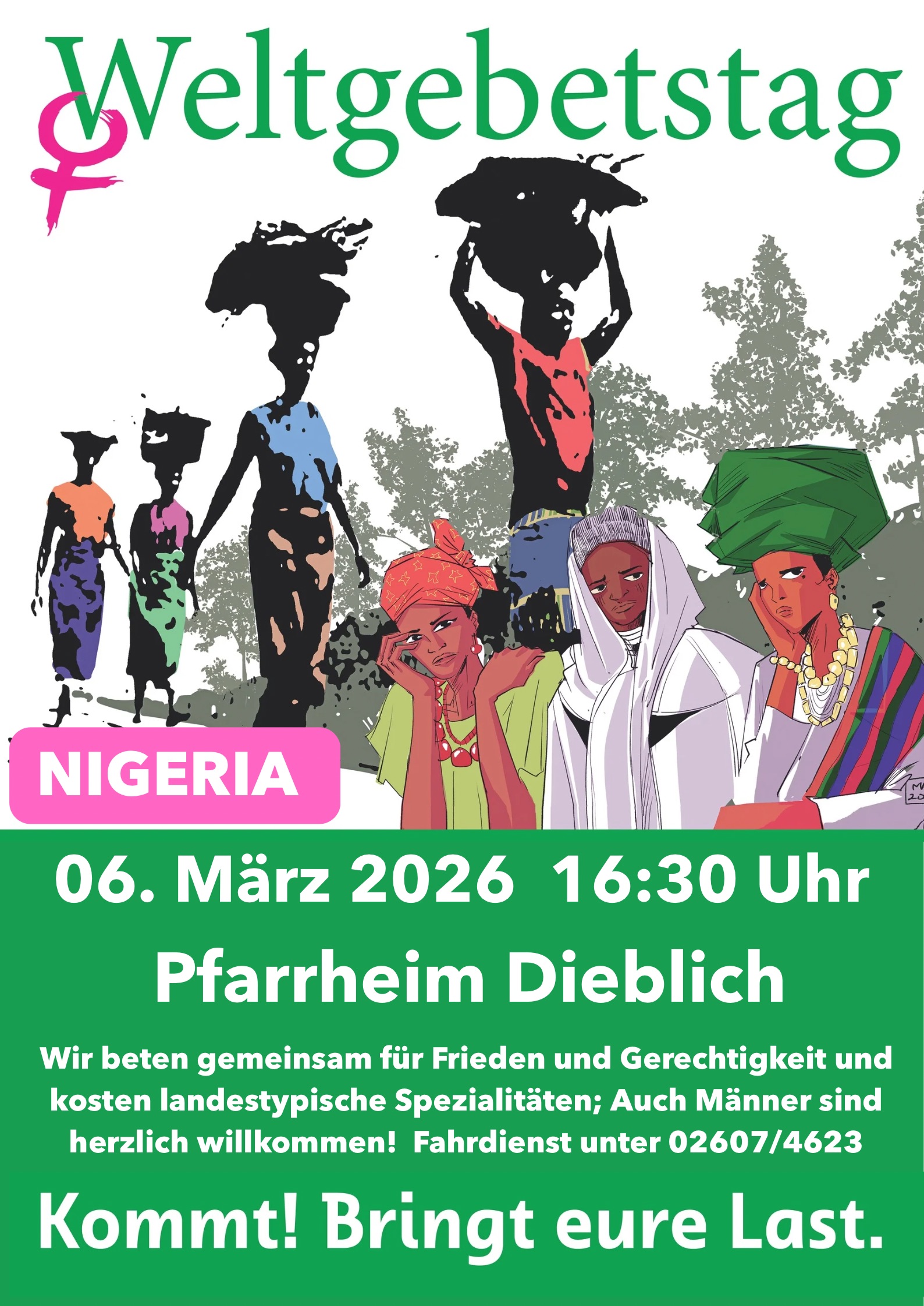 Weltgebetstag der Frauen 2026 Dieblich