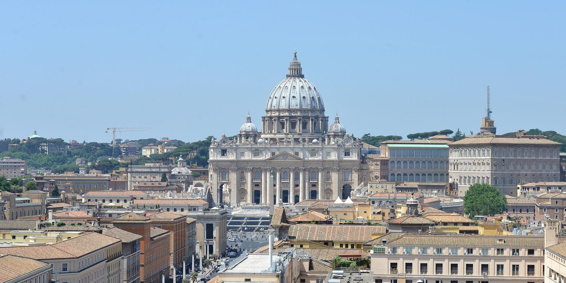 Blick auf den Petersdom (c) Annett Klingner Pixabay.com Blick auf den Petersdom