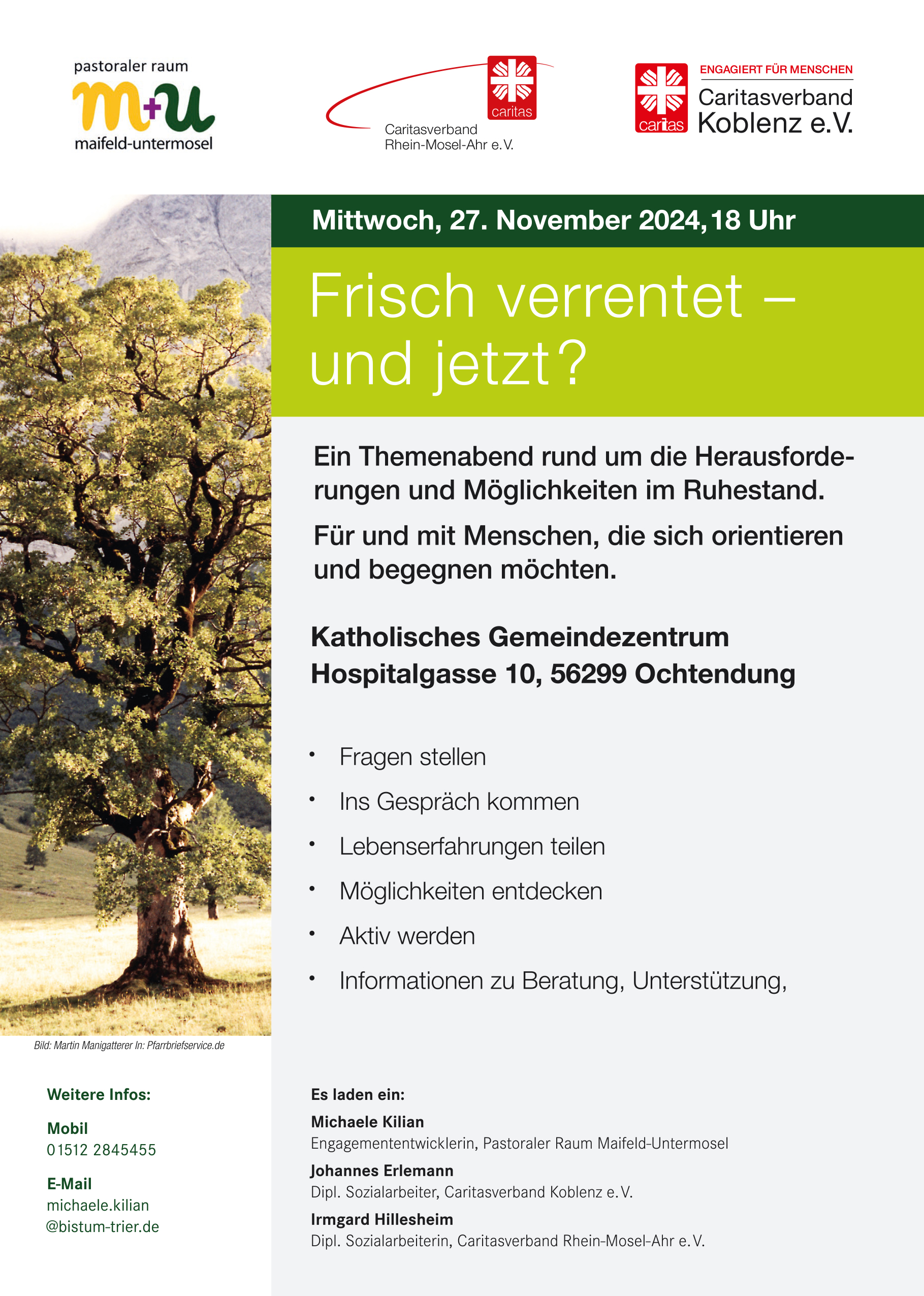 Frisch verrentet - und jetzt?
