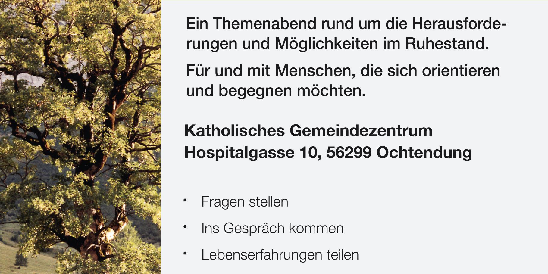 Frisch verrentet - und jetzt?