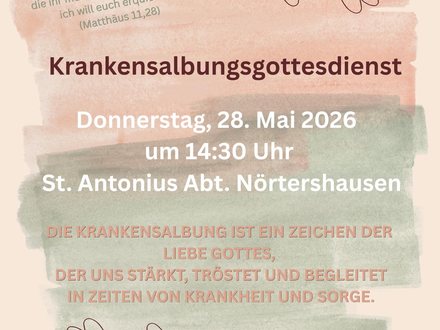Krankensalbungsgottesdienst
